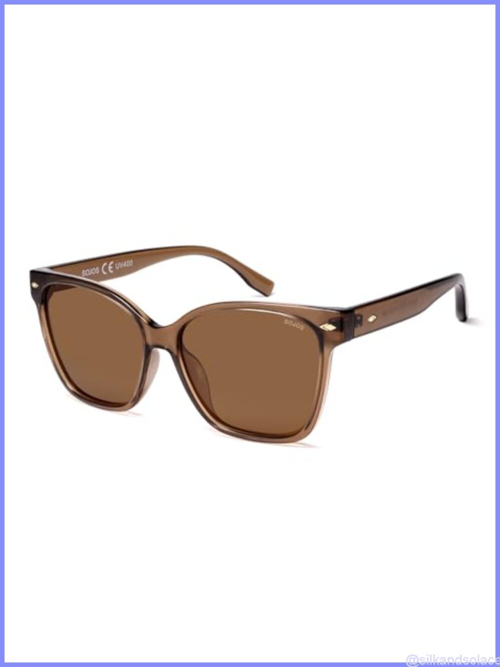 Square Oversized Polarized Sunglasses UV400 Full Frame Driving